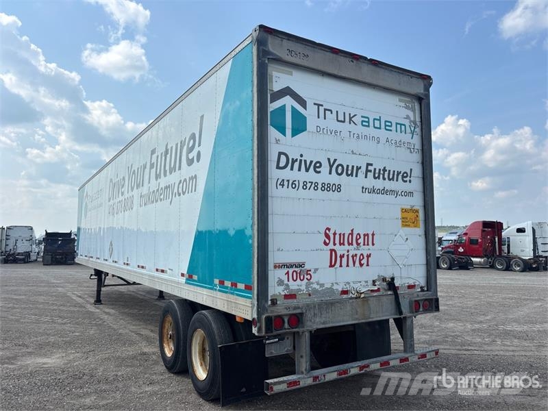 Manac 48 ft x 102 in T/A Heated Van Trailer Cajas de remolque