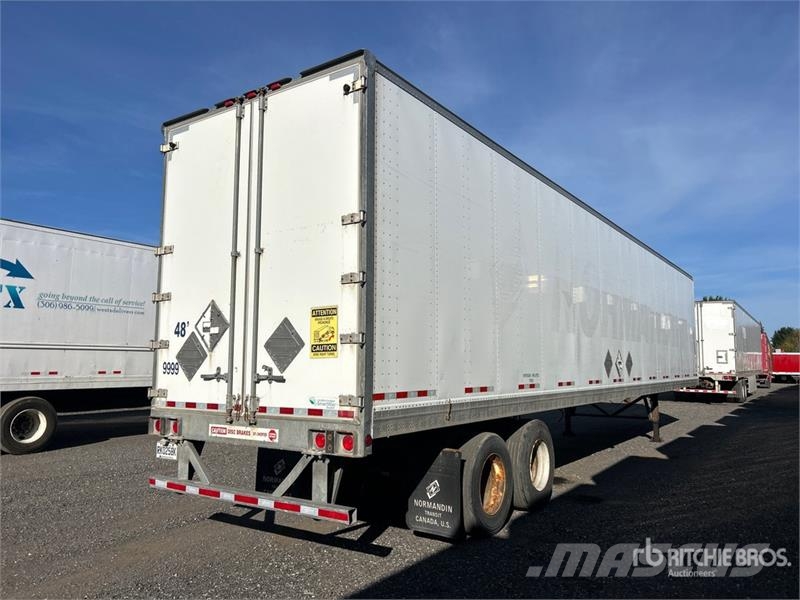 Manac 48 ft x 102 in T/A Van Trailer Skriňové prívesy