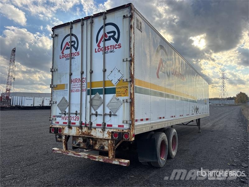 Manac 48 ft x 102 in T/A Heated Van Trailer Skåpsläp