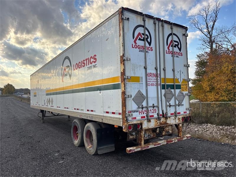 Manac 48 ft x 102 in T/A Heated Van Trailer Skåpsläp