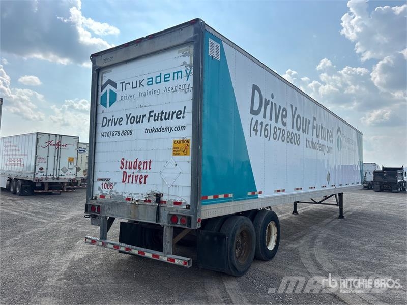 Manac 48 ft x 102 in T/A Heated Van Trailer Cajas de remolque