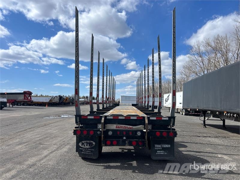 Manac 50 ft Quad/A Log Trailer Madera