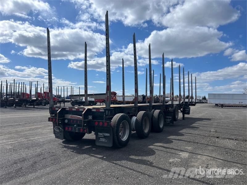 Manac 50 ft Quad/A Log Trailer Madera