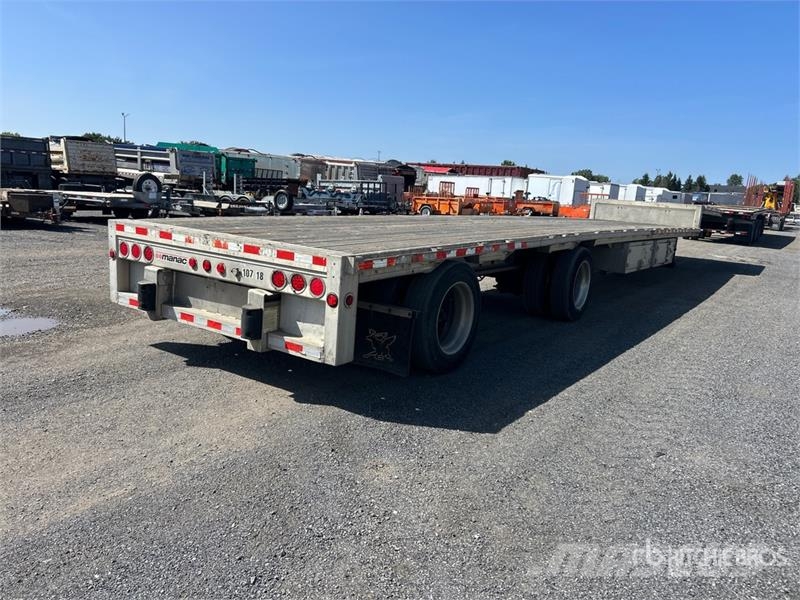 Manac 51 ft T/A Spread Axle Step Deck Trailer Reboques carga baixa