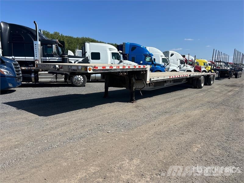 Manac 51 ft T/A Spread Axle Step Deck Trailer Reboques carga baixa