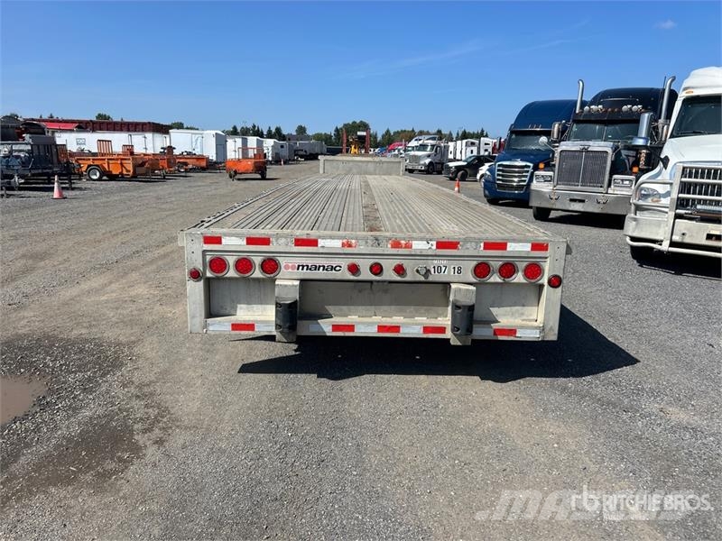 Manac 51 ft T/A Spread Axle Step Deck Trailer Reboques carga baixa