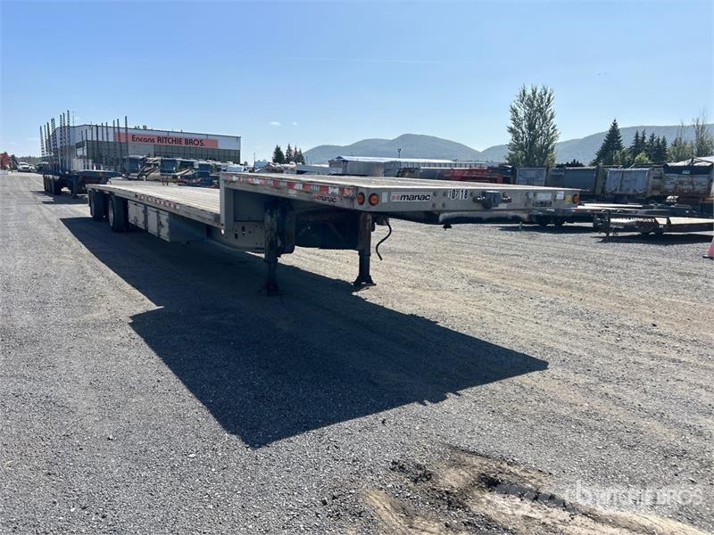 Manac 51 ft T/A Spread Axle Step Deck Trailer Reboques carga baixa
