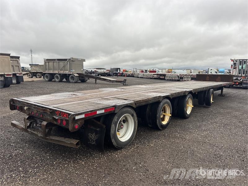 Manac 52 ft Quad/A Step Deck Trailer Mažų aukščių krautuvai