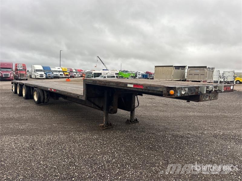Manac 52 ft Quad/A Step Deck Trailer Mažų aukščių krautuvai