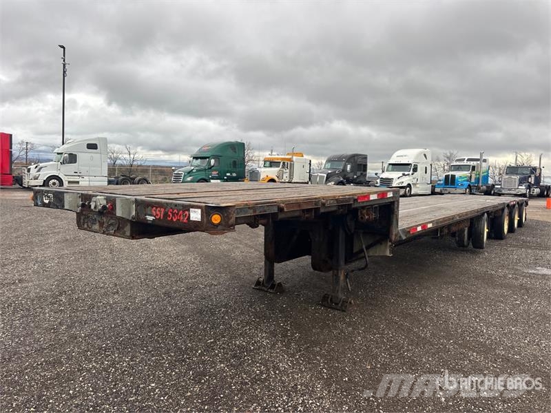 Manac 52 ft Quad/A Step Deck Trailer Mažų aukščių krautuvai