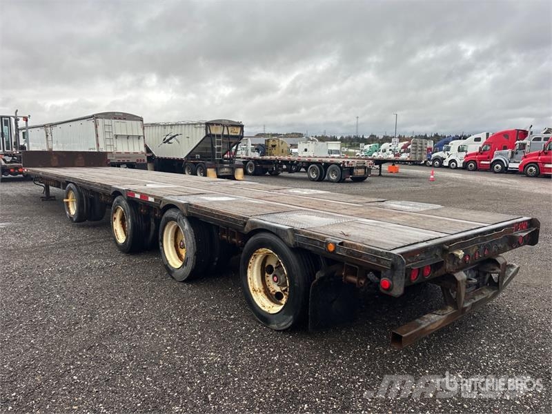 Manac 52 ft Quad/A Step Deck Trailer Mažų aukščių krautuvai