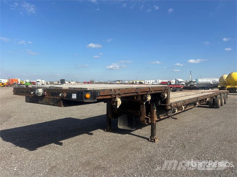Manac 52 ft Tri/A Extendable Step Deck Trailer Низкорамные прицепы