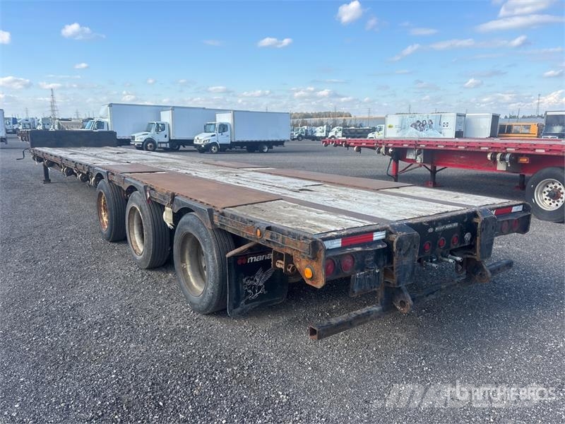 Manac 52 ft Tri/A Extendable Step Deck Trailer Низкорамные прицепы