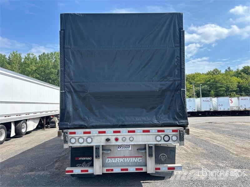 Manac 53 ft Quad/A Curtain Side Trailer Rimorchi centinati