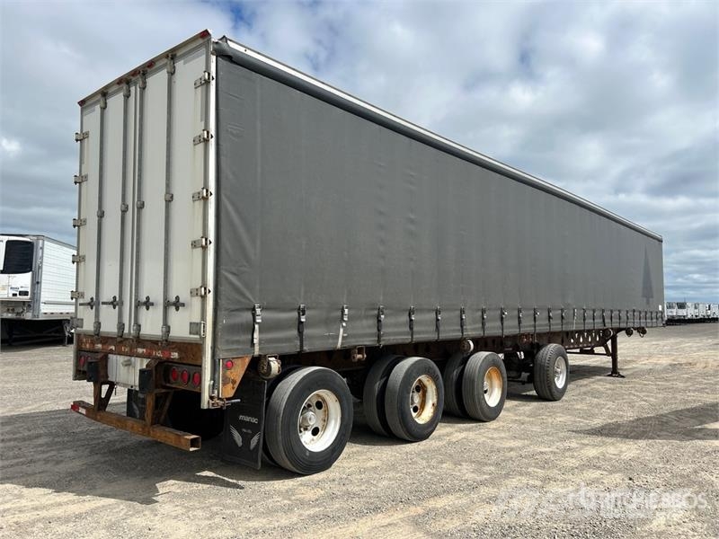 Manac 53 ft Quad/A Curtain Side Trailer Tovarne prikolice sa ciradom