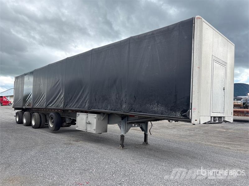 Manac 53 ft Quad/A Curtain Side Trailer Rimorchi centinati