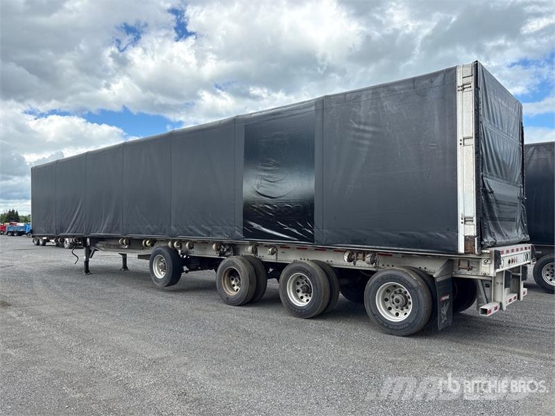 Manac 53 ft Quad/A Curtain Side Trailer Rimorchi centinati