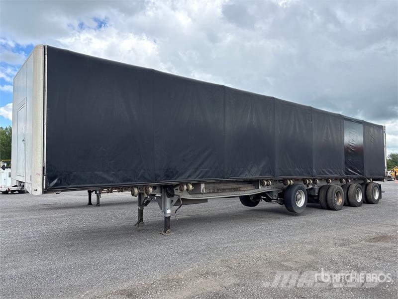 Manac 53 ft Quad/A Curtain Side Trailer Rimorchi centinati