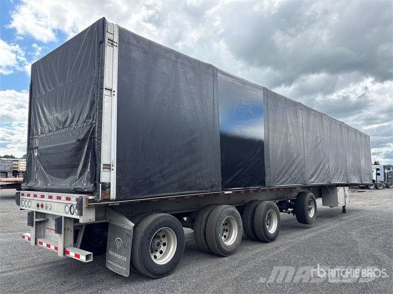 Manac 53 ft Quad/A Curtain Side Trailer Rimorchi centinati