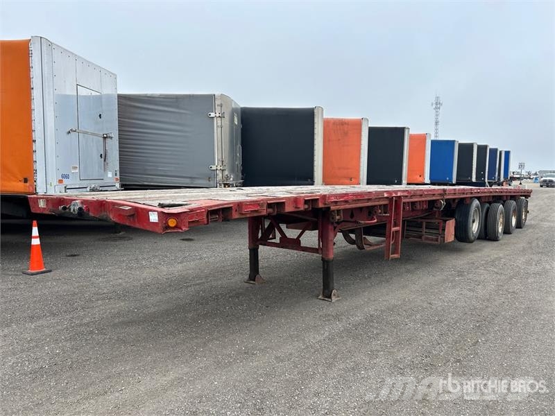 Manac 53 ft Quad/A Flatbed Trailer Plato/keson prikolice