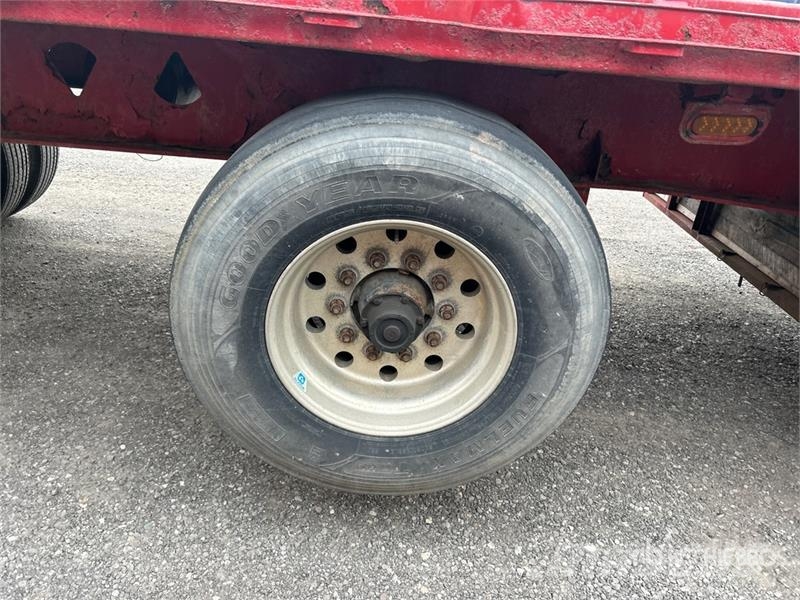 Manac 53 ft Quad/A Flatbed Trailer Plato/keson prikolice