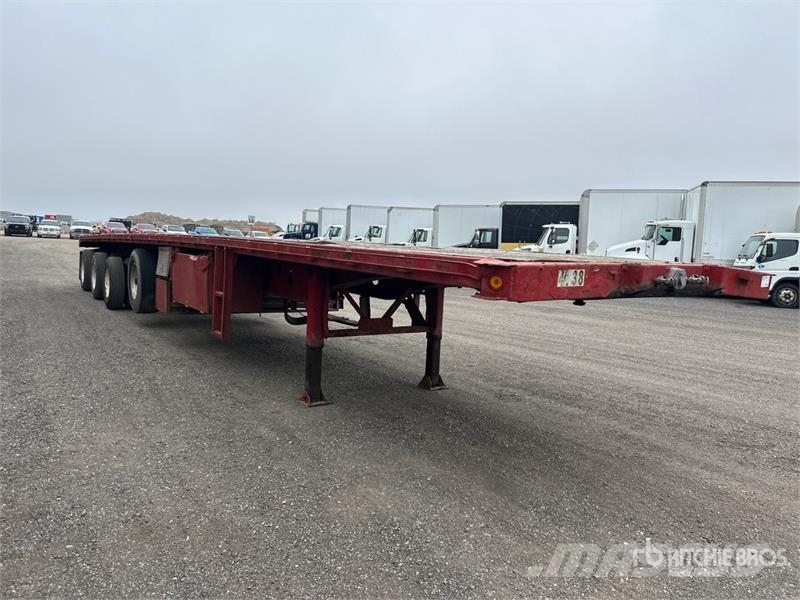 Manac 53 ft Quad/A Flatbed Trailer Plato/keson prikolice