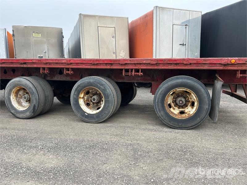 Manac 53 ft Quad/A Flatbed Trailer Plato/keson prikolice
