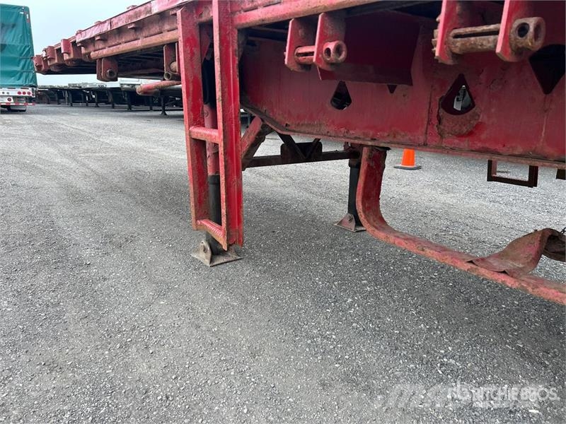 Manac 53 ft Quad/A Flatbed Trailer Plato/keson prikolice