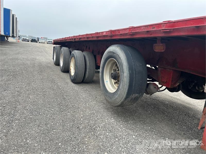 Manac 53 ft Quad/A Flatbed Trailer Plato/keson prikolice