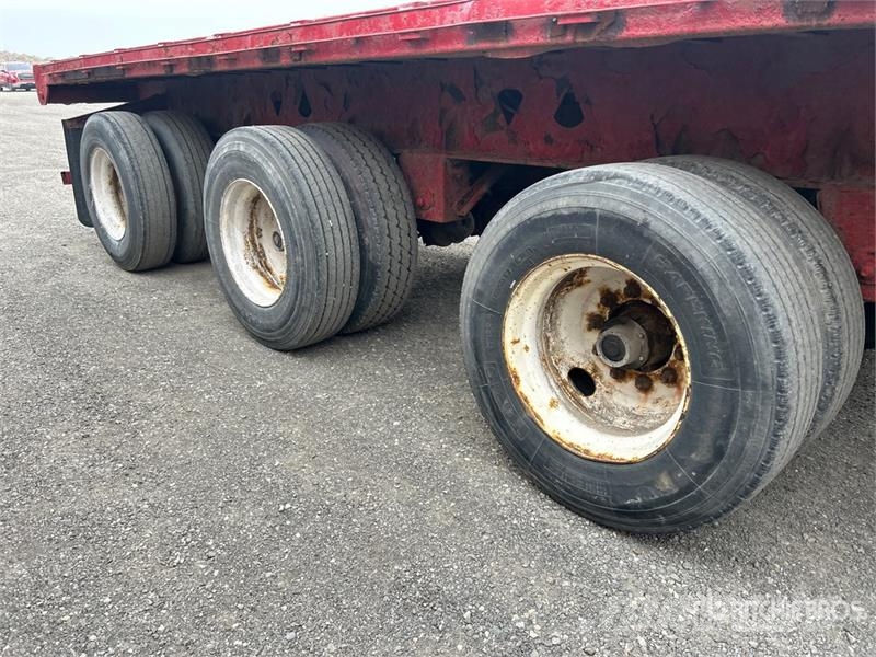 Manac 53 ft Quad/A Flatbed Trailer Plato/keson prikolice