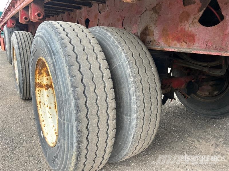 Manac 53 ft Quad/A Flatbed Trailer Plato/keson prikolice