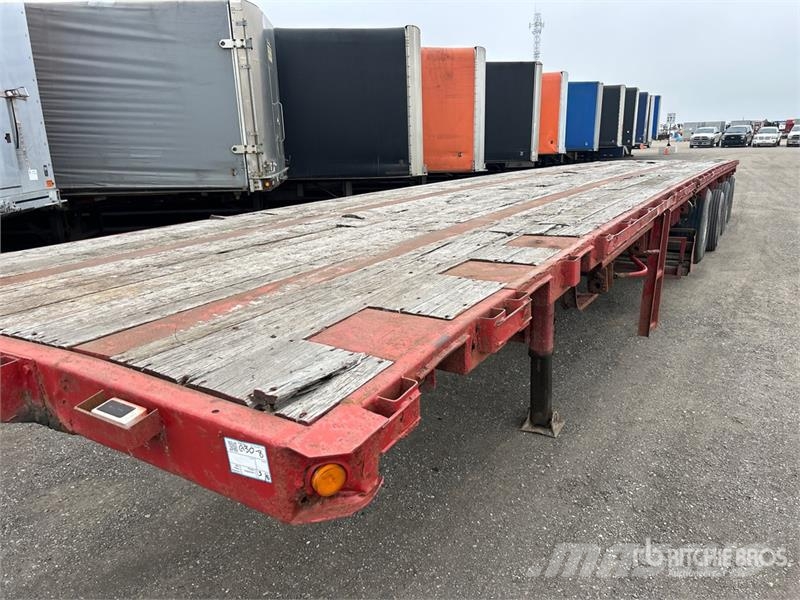 Manac 53 ft Quad/A Flatbed Trailer Plato/keson prikolice