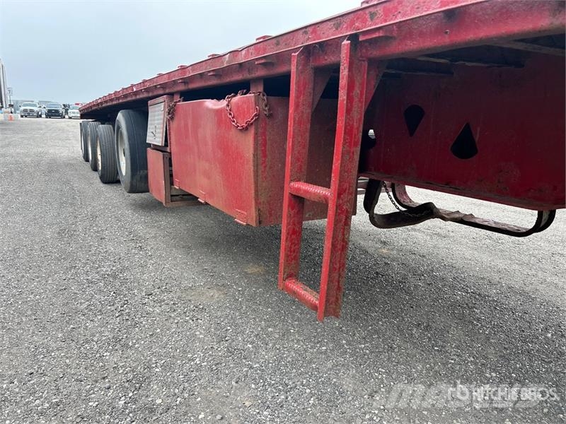 Manac 53 ft Quad/A Flatbed Trailer Plato/keson prikolice