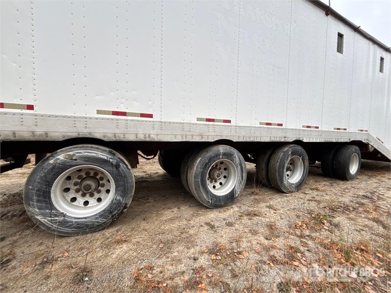 Manac 53 ft Quad/A Open-Top Chip Trailer مقطورات لتقل ألواح الخشب