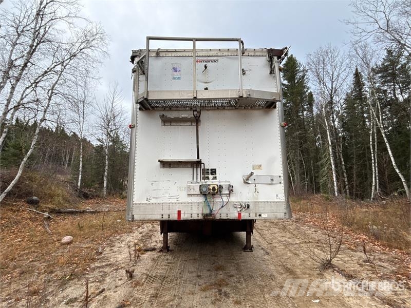 Manac 53 ft Quad/A Open-Top Chip Trailer مقطورات لتقل ألواح الخشب