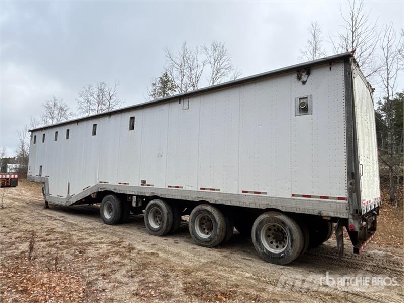 Manac 53 ft Quad/A Open-Top Chip Trailer مقطورات لتقل ألواح الخشب