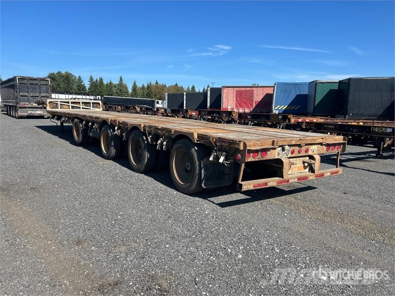 Manac 53 ft Quad/A Step Deck Trailer Mažų aukščių krautuvai