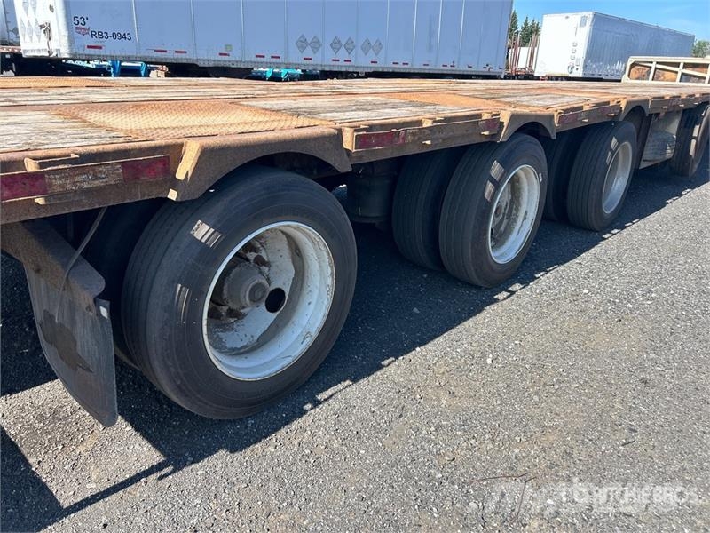 Manac 53 ft Quad/A Step Deck Trailer Mažų aukščių krautuvai