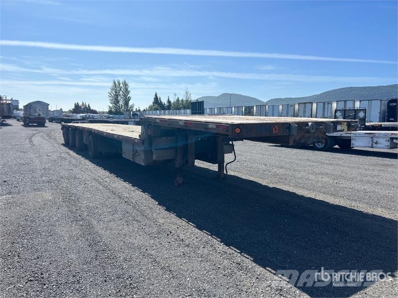 Manac 53 ft Quad/A Step Deck Trailer Mažų aukščių krautuvai