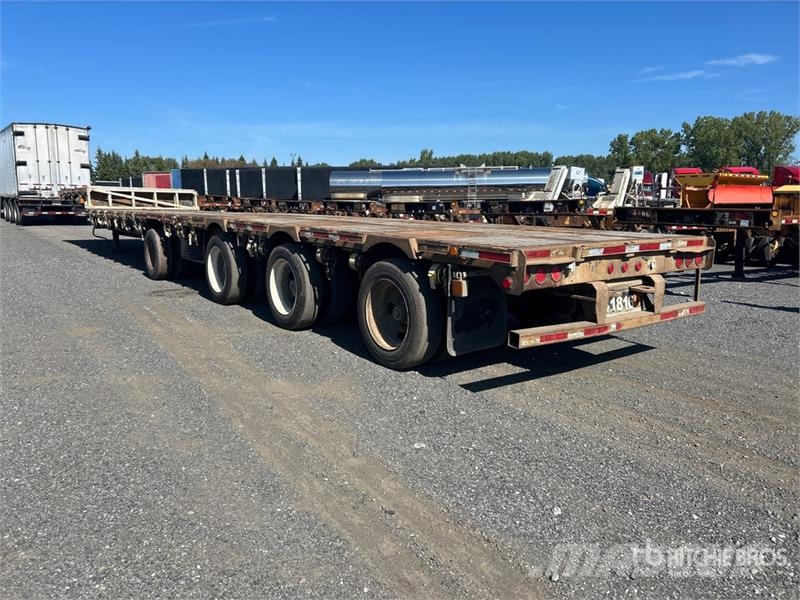 Manac 53 ft Quad/A Step Deck Trailer Mažų aukščių krautuvai