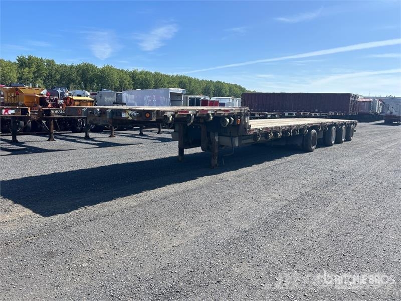 Manac 53 ft Quad/A Step Deck Trailer Mažų aukščių krautuvai
