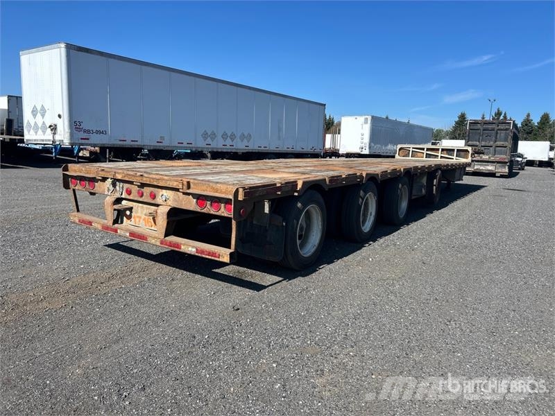 Manac 53 ft Quad/A Step Deck Trailer Mažų aukščių krautuvai
