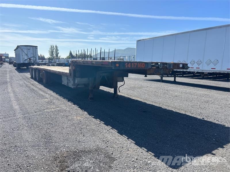 Manac 53 ft Quad/A Step Deck Trailer Mažų aukščių krautuvai