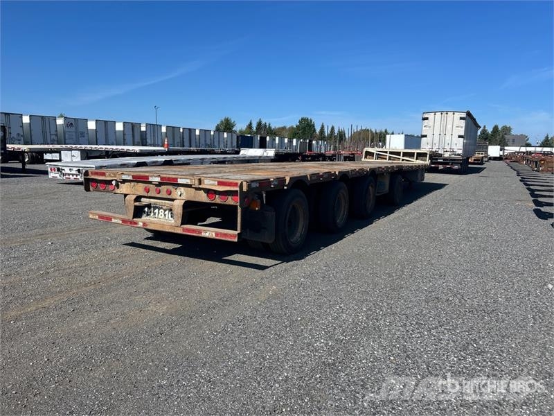 Manac 53 ft Quad/A Step Deck Trailer Mažų aukščių krautuvai