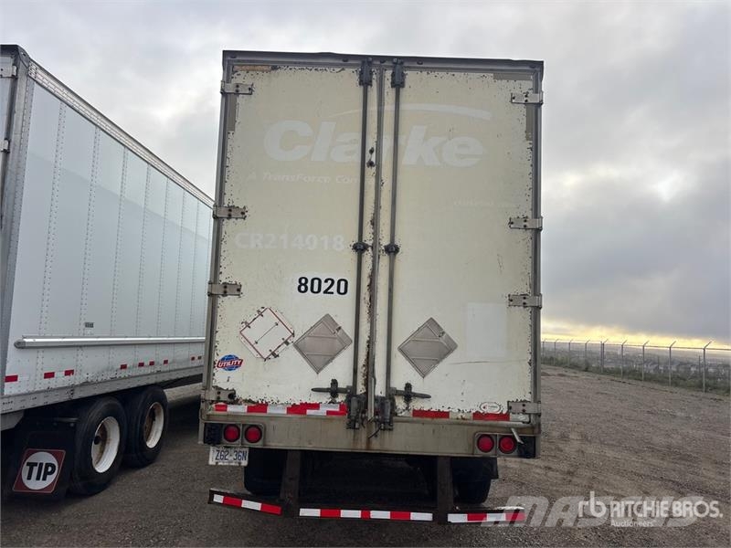 Manac 53 ft x 102 in T/A Heated Van Trailer Remorque Fourgon