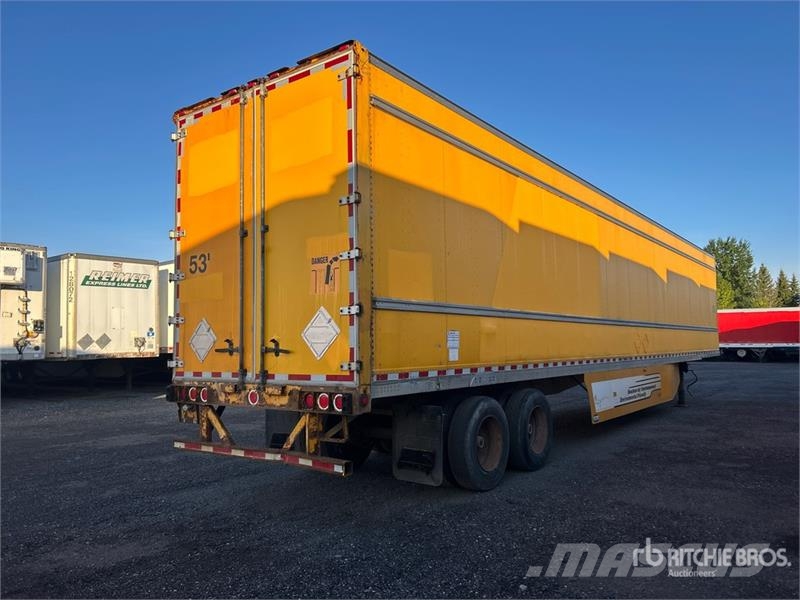 Manac 53 ft x 102 in T/A Van Trailer Gesloten opbouw trailers