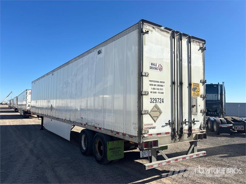 Manac 53 ft x 102 in T/A Van Trailer Fast kasse