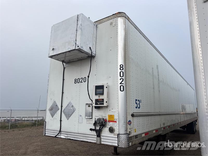 Manac 53 ft x 102 in T/A Heated Van Trailer Remorque Fourgon