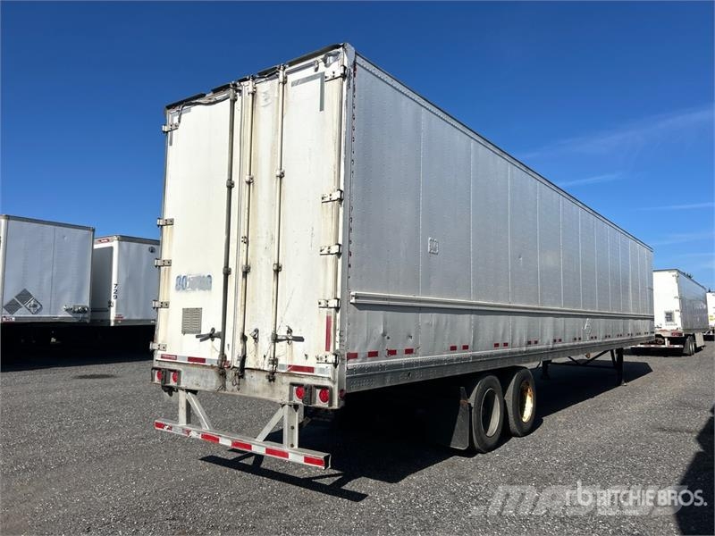 Manac 53 ft x 102 in T/A Van Trailer Rimorchi cassonati