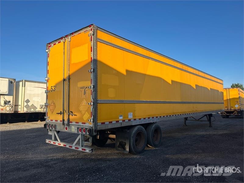 Manac 53 ft x 102 in T/A Van Trailer Dobozos pótkocsik